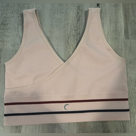 Zyia Blossom Waffle Stripe Bra - Picture 2 of 2